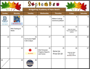 ✨September 2025 Activity Calendar ✨ 